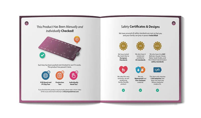 Smart Interactive Adult/Revert Prayer Mat | Rahma Version
